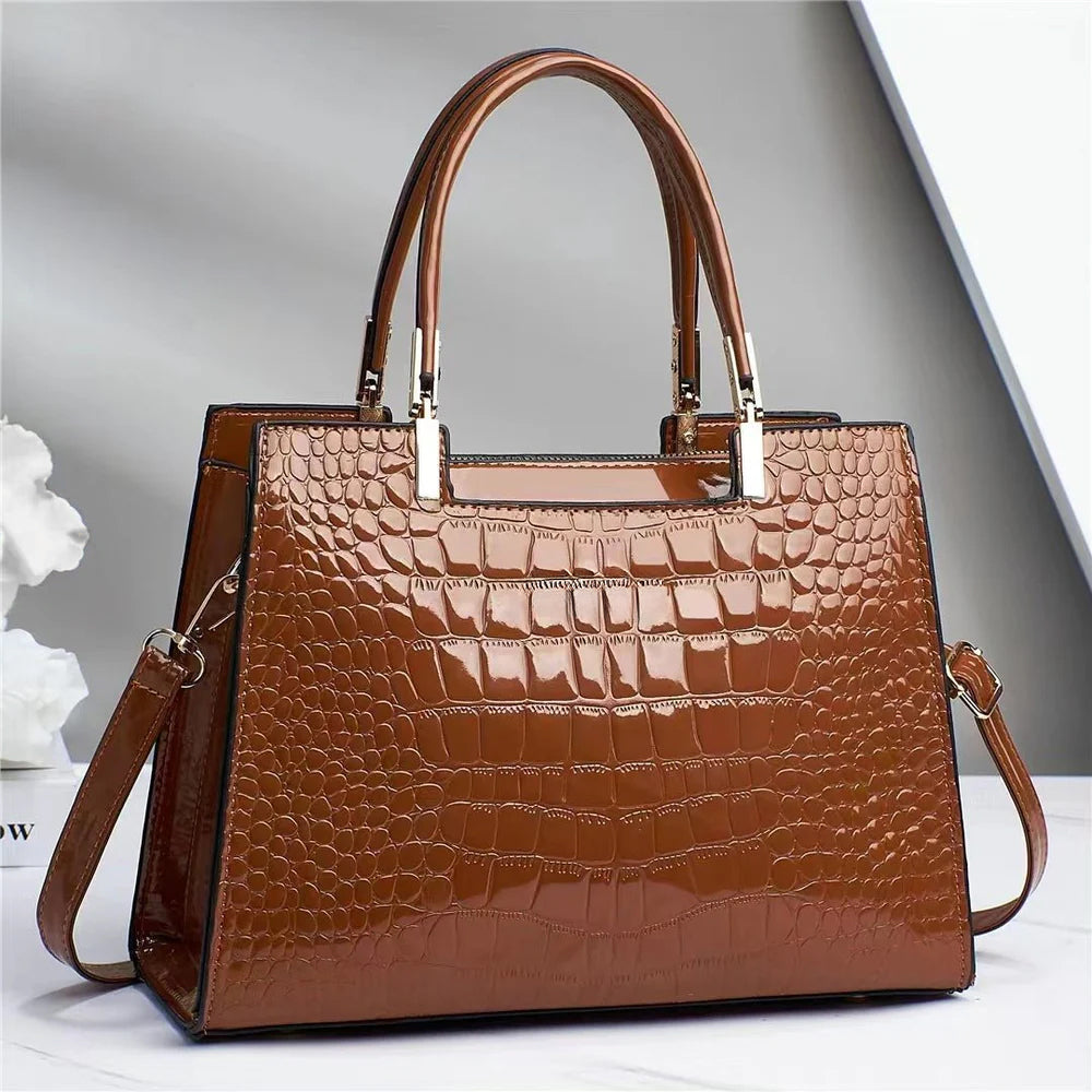 Damen Geprägte Handtasche | Strukturierte Form