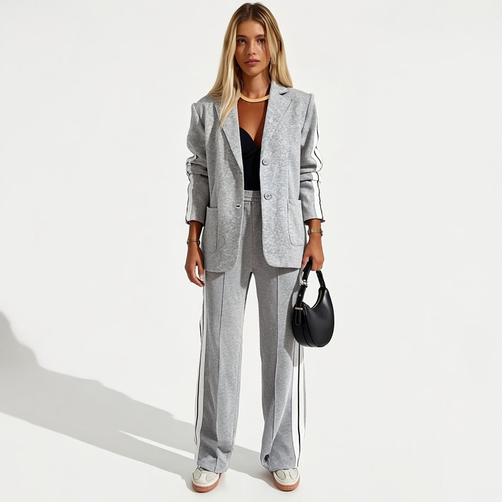 Blazer Set | Damen Zweiteiliges Set Blazer und Hose | Vielseitig