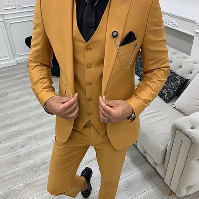 Herren Dreiteiler Anzug | Urban Slim Fit