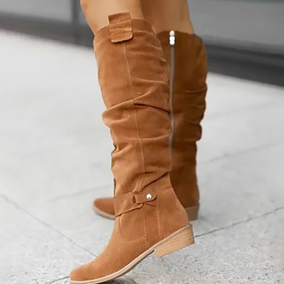 Damen Stiefel | Kniehohe Stiefel Flach