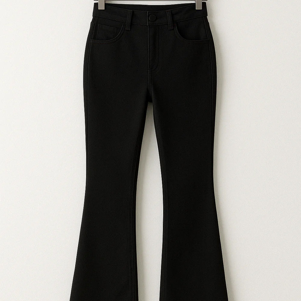 Damen Gerade Jeanshose | Hohe Taille
