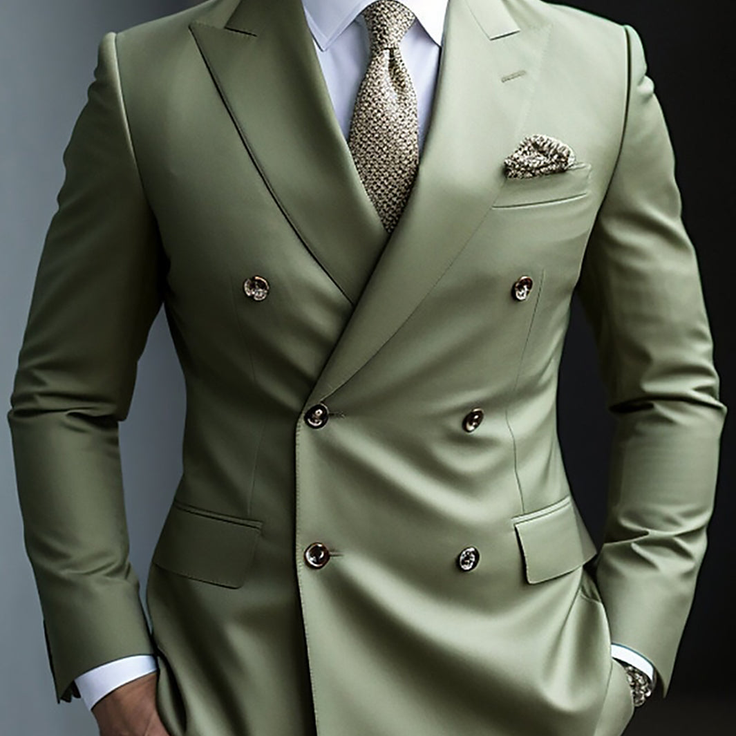 Herren Doppelreiher Anzug | Business Elegant