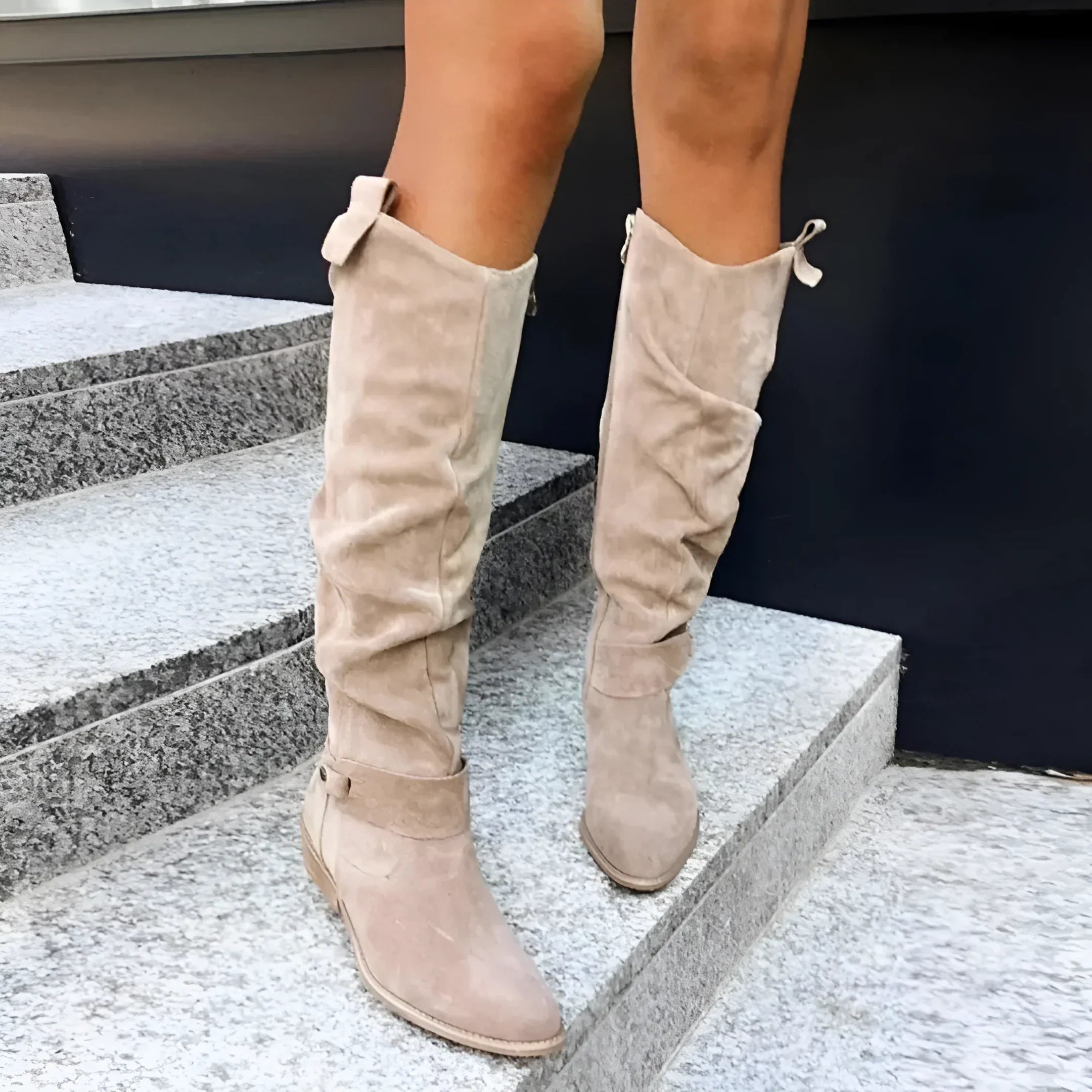Damen Stiefel | Kniehohe Stiefel Flach