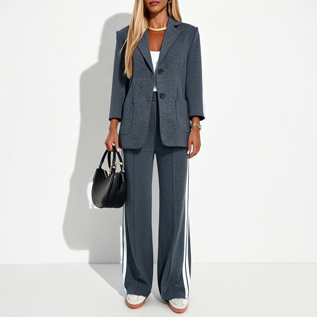 Blazer Set | Damen Zweiteiliges Set Blazer und Hose | Vielseitig