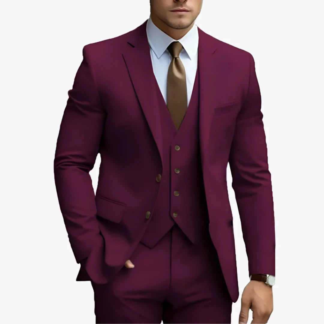 Anzug Für Herren  | Dreiteiler Business Klassisch