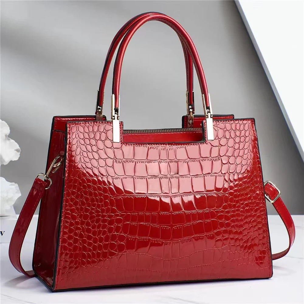Damen Geprägte Handtasche | Strukturierte Form
