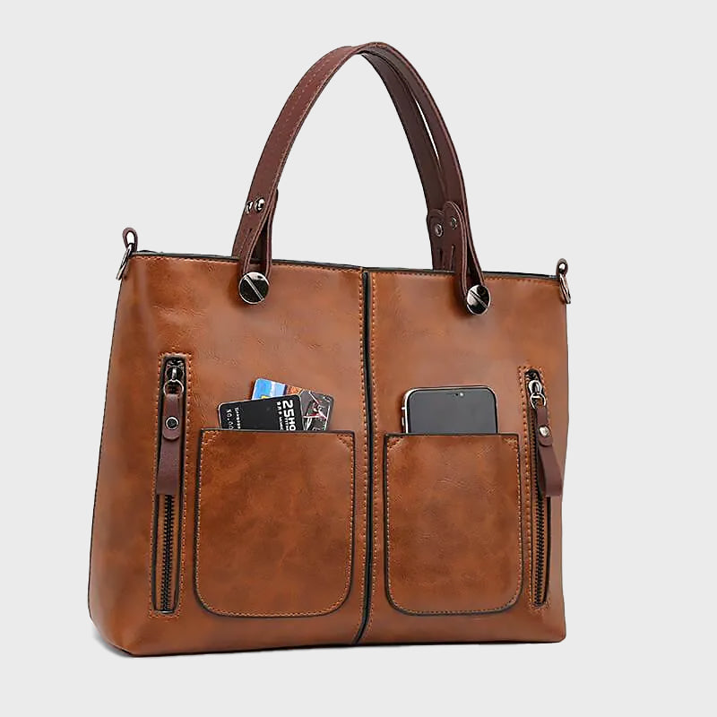 Damen Geräumige Handtasche | Verstellbarer Schulterriemen