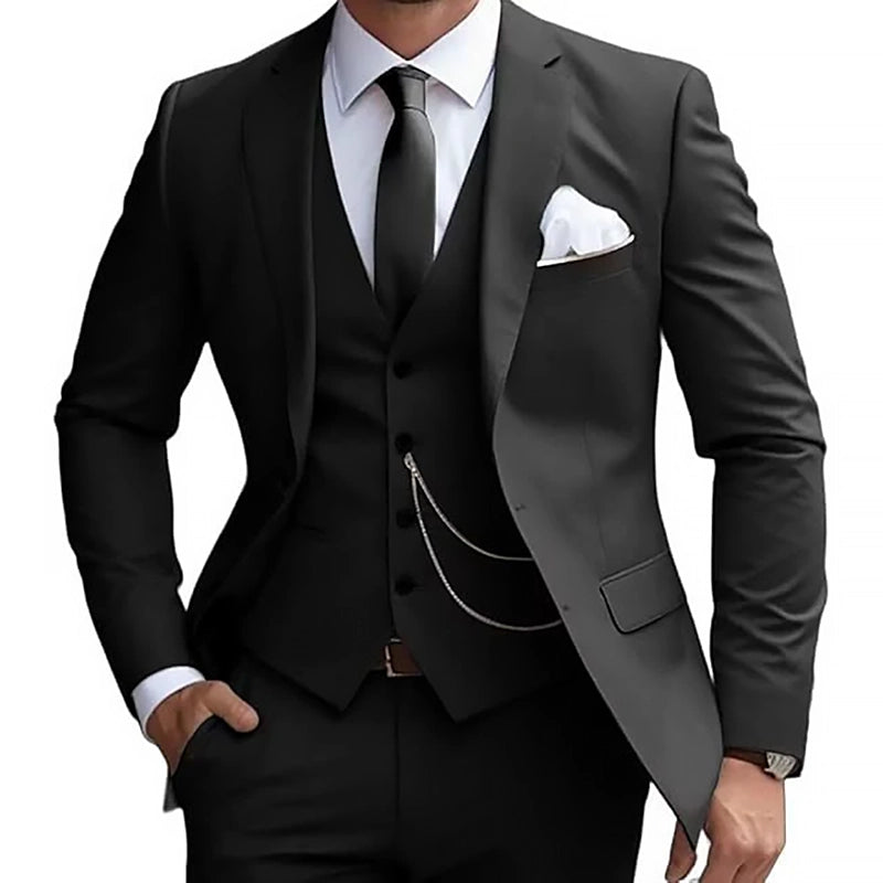 Herren Hochzeitsgast Anzug | Dreiteilig Formell
