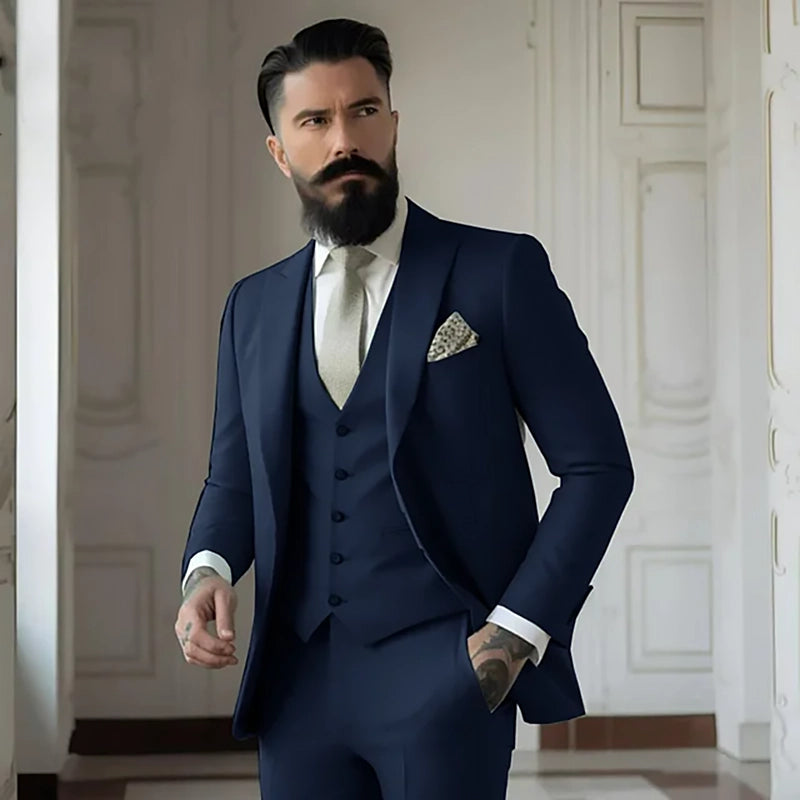 Herren Anzug Mit Weste | Hochzeit Business