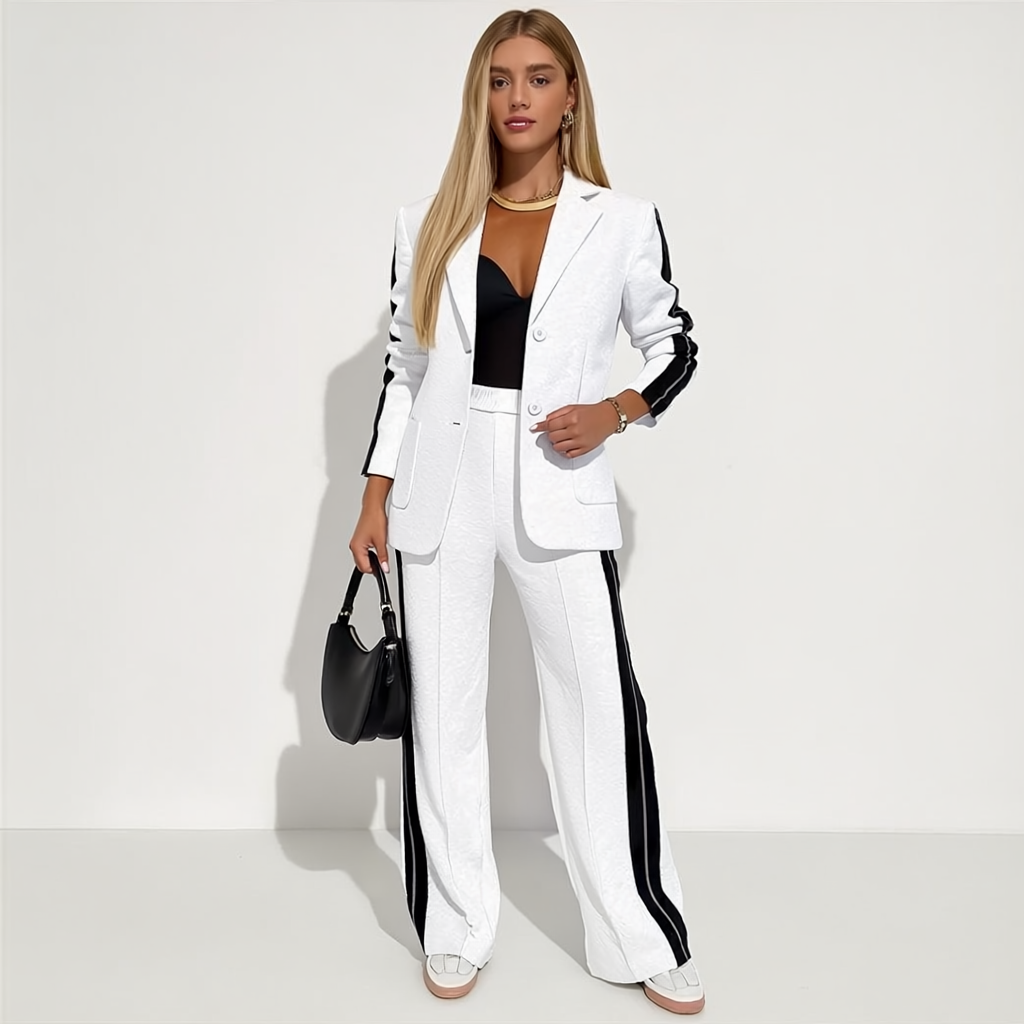 Blazer Set | Damen Zweiteiliges Set Blazer und Hose | Vielseitig