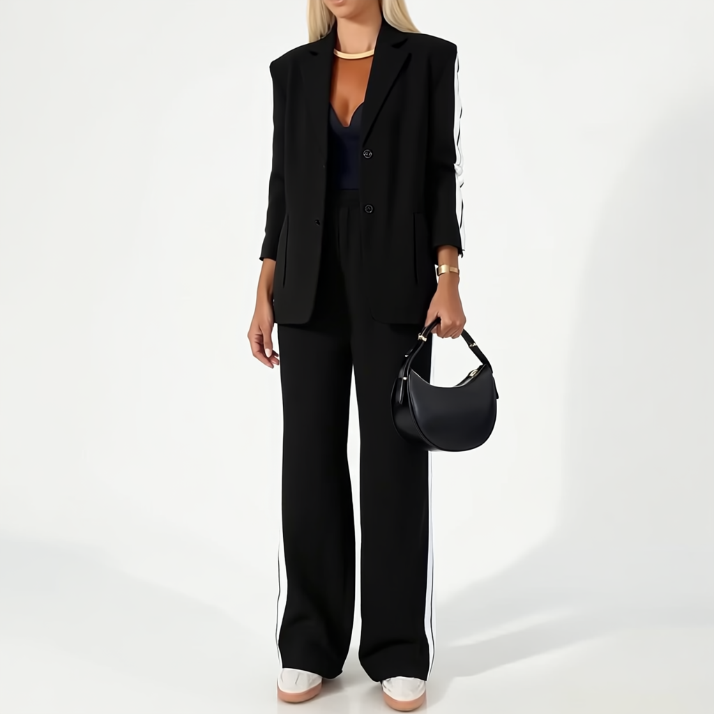 Blazer Set | Damen Zweiteiliges Set Blazer und Hose | Vielseitig