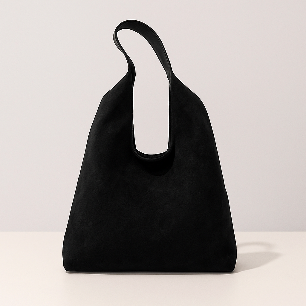 Damen Zweifarbige Schultertasche | Großes Hauptfach