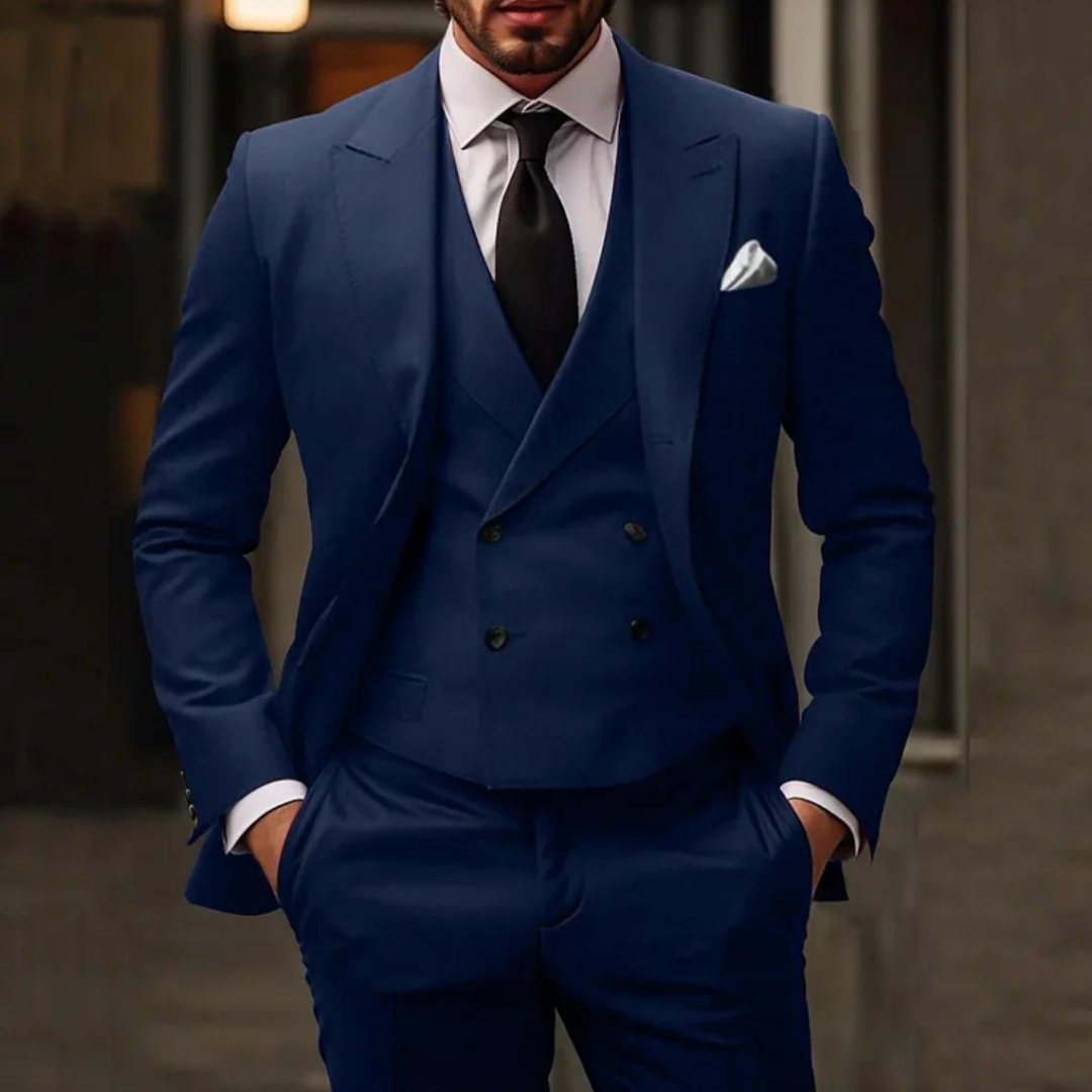 Herren Dreiteiliger Anzug Hochzeit | Eleganter Slim Fit
