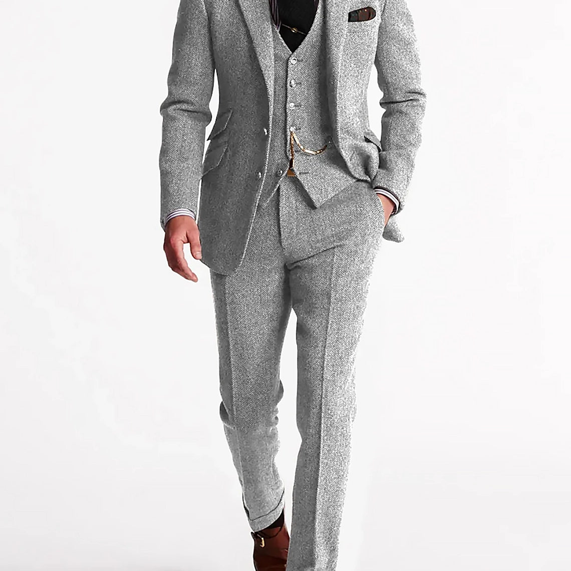 Herren Klassischer Anzug | Hochzeit Dreiteiliges