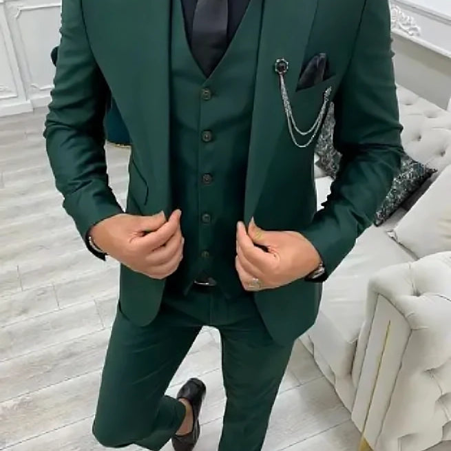 Herren Dreiteiler Anzug | Urban Slim Fit