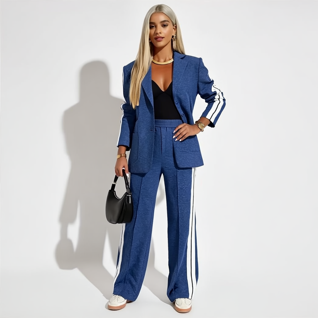 Blazer Set | Damen Zweiteiliges Set Blazer und Hose | Vielseitig