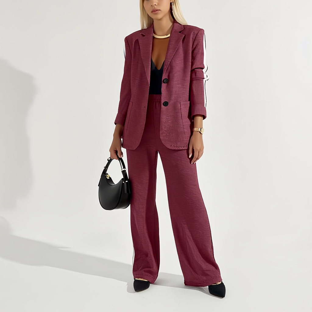 Blazer Set | Damen Zweiteiliges Set Blazer und Hose | Vielseitig