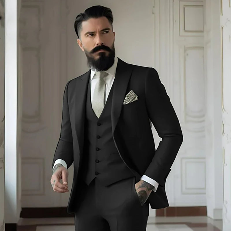 Herren Anzug Mit Weste | Hochzeit Business