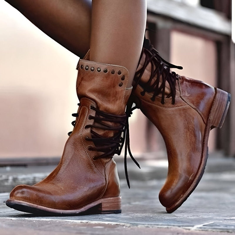 Damen Schnürstiefel | Klassische Passform
