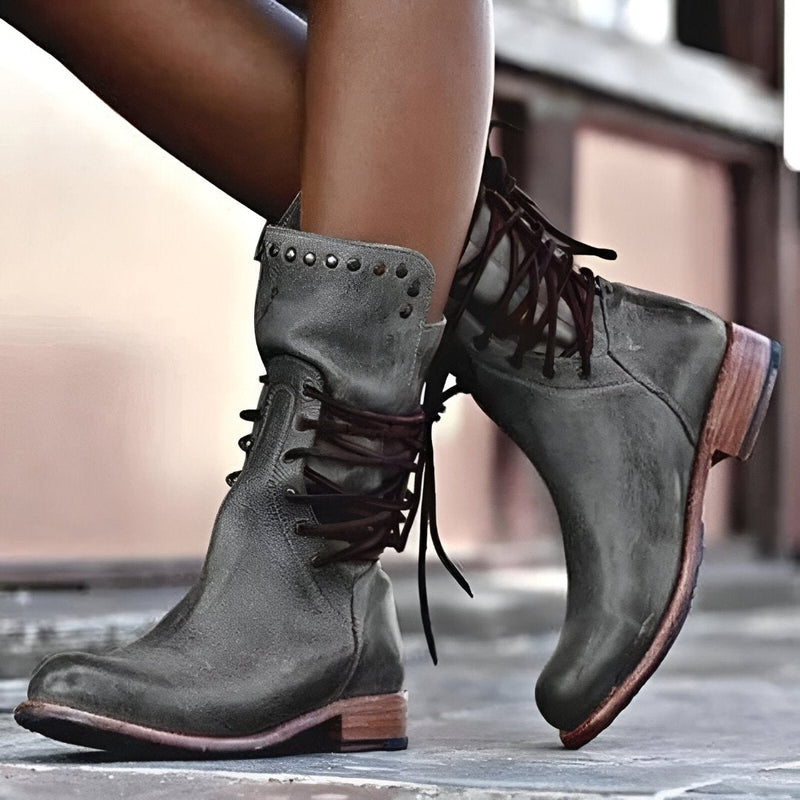 Damen Schnürstiefel | Klassische Passform