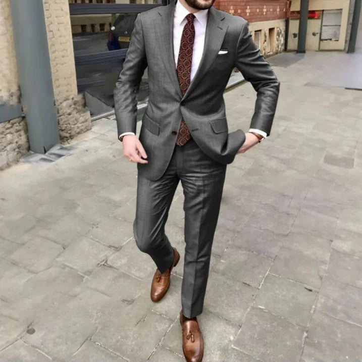 Herren Zweiteiliger Anzug Hochzeit | Klassischer Anzug