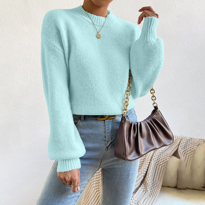 Damen Pullover mit Ballonärmeln | lockerer Schnitt