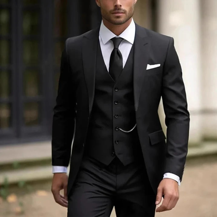 Herren Dreiteiliger Anzug Hochzeit | Moderner Anzug