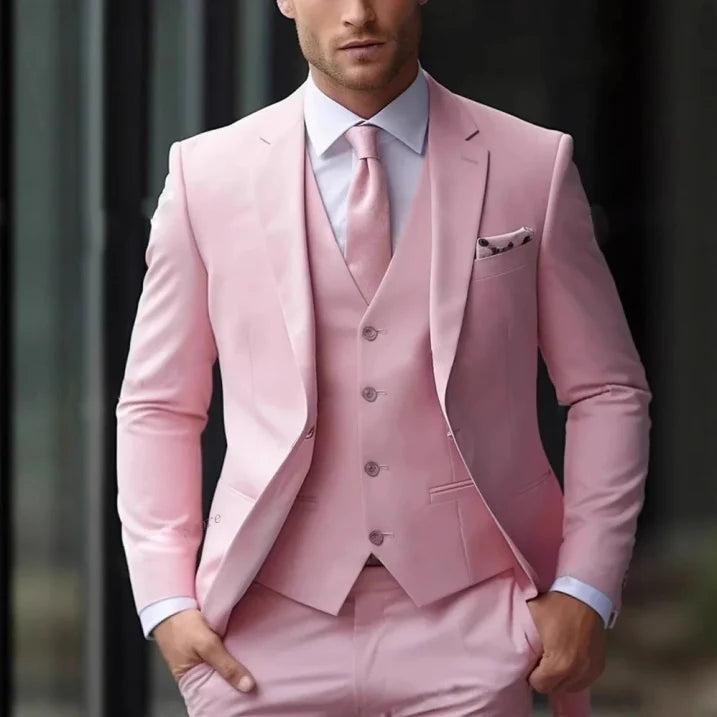 Herren Dreiteiliger Anzug Hochzeit | Moderner Anzug