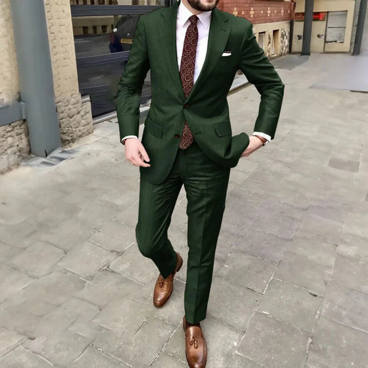 Herren Zweiteiliger Anzug Hochzeit | Klassischer Anzug