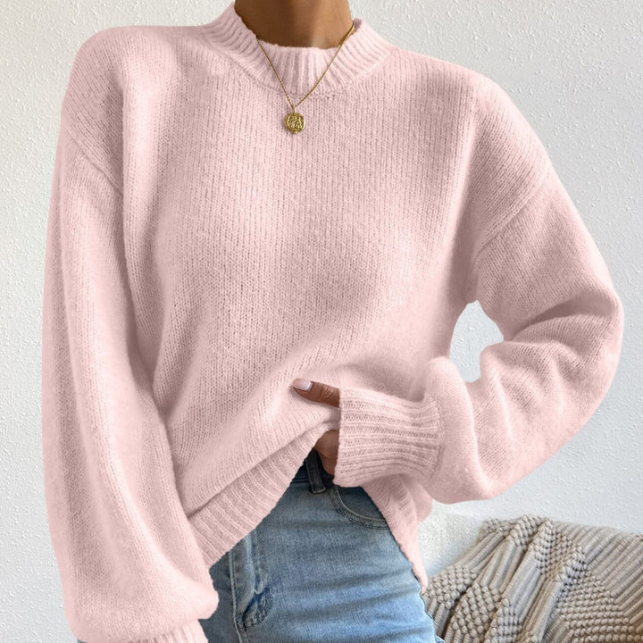 Damen Pullover mit Ballonärmeln | lockerer Schnitt