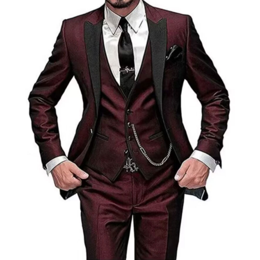 Herren Dreiteiliger Anzug Hochzeit | Eleganter Anzug