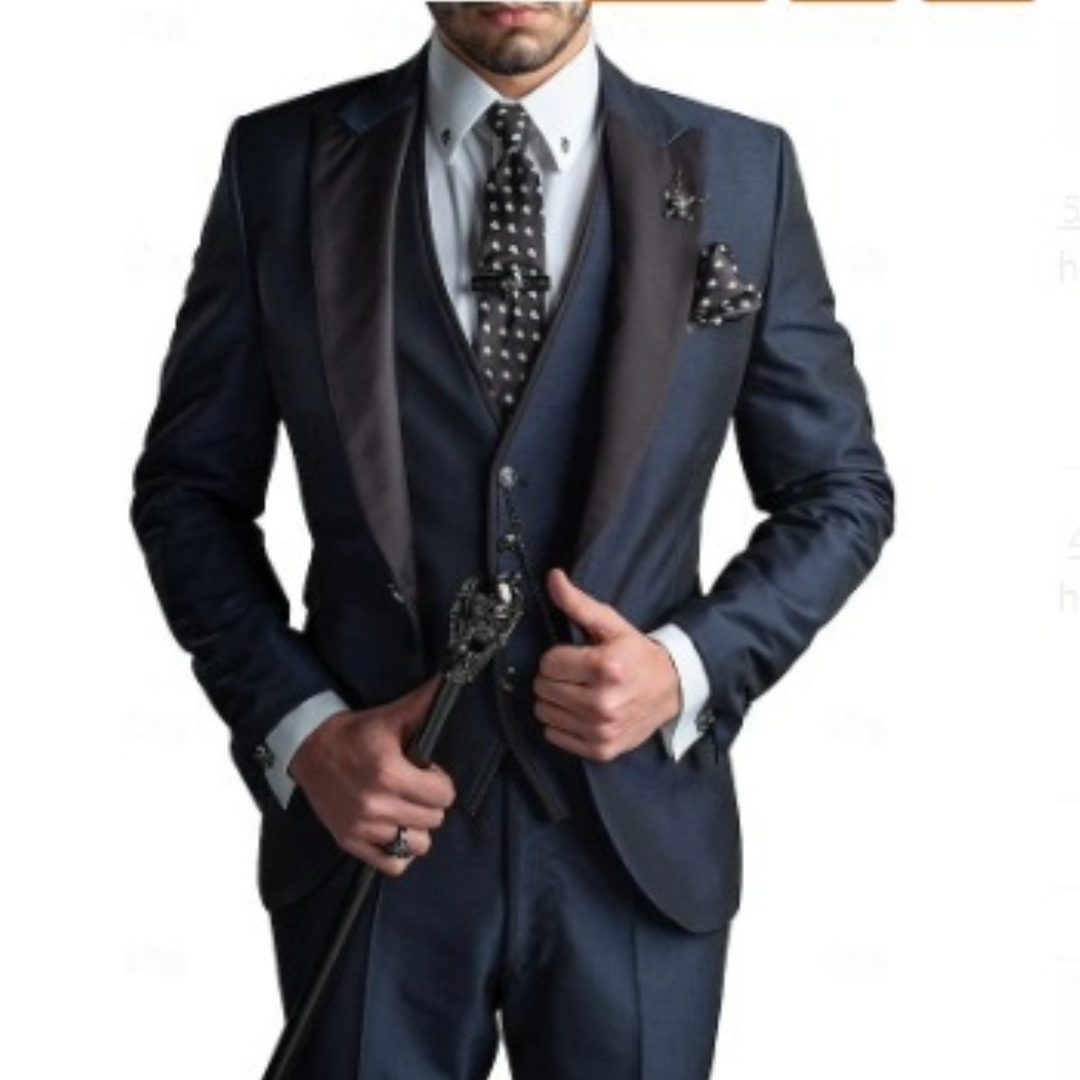 Herren Dreiteiliger Anzug Hochzeit | Eleganter Anzug