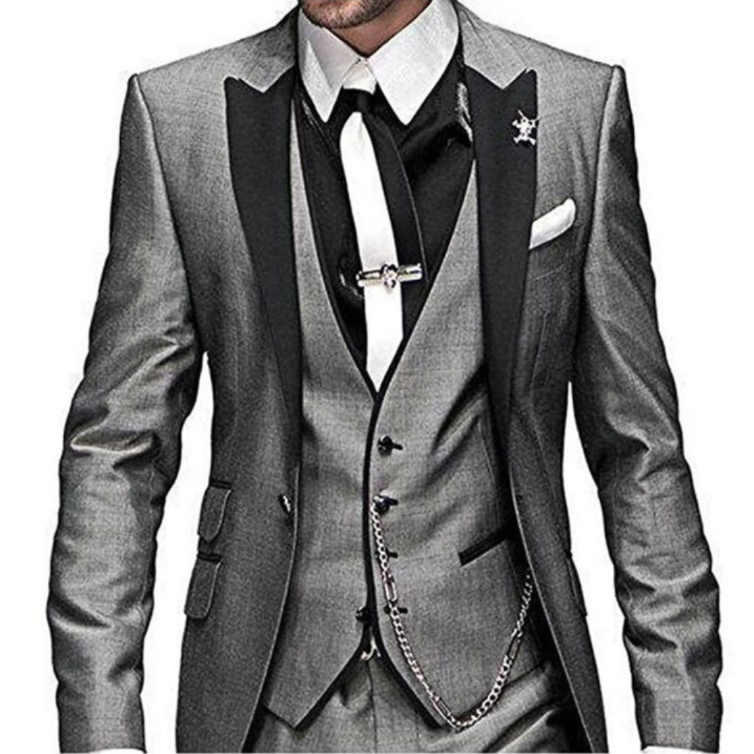 Herren Dreiteiliger Anzug Hochzeit | Eleganter Anzug