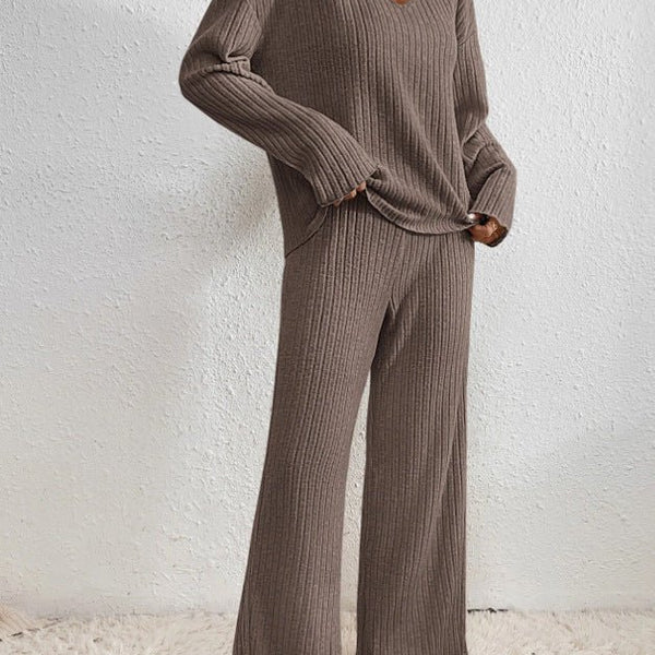 Damen Lockeres Lounge Set | Zweiteilig Weit