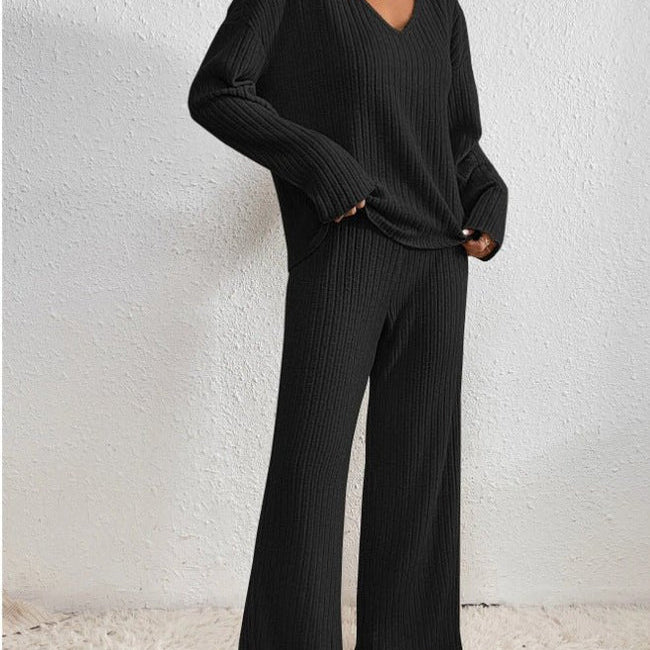 Damen Lockeres Lounge Set | Zweiteilig Weit