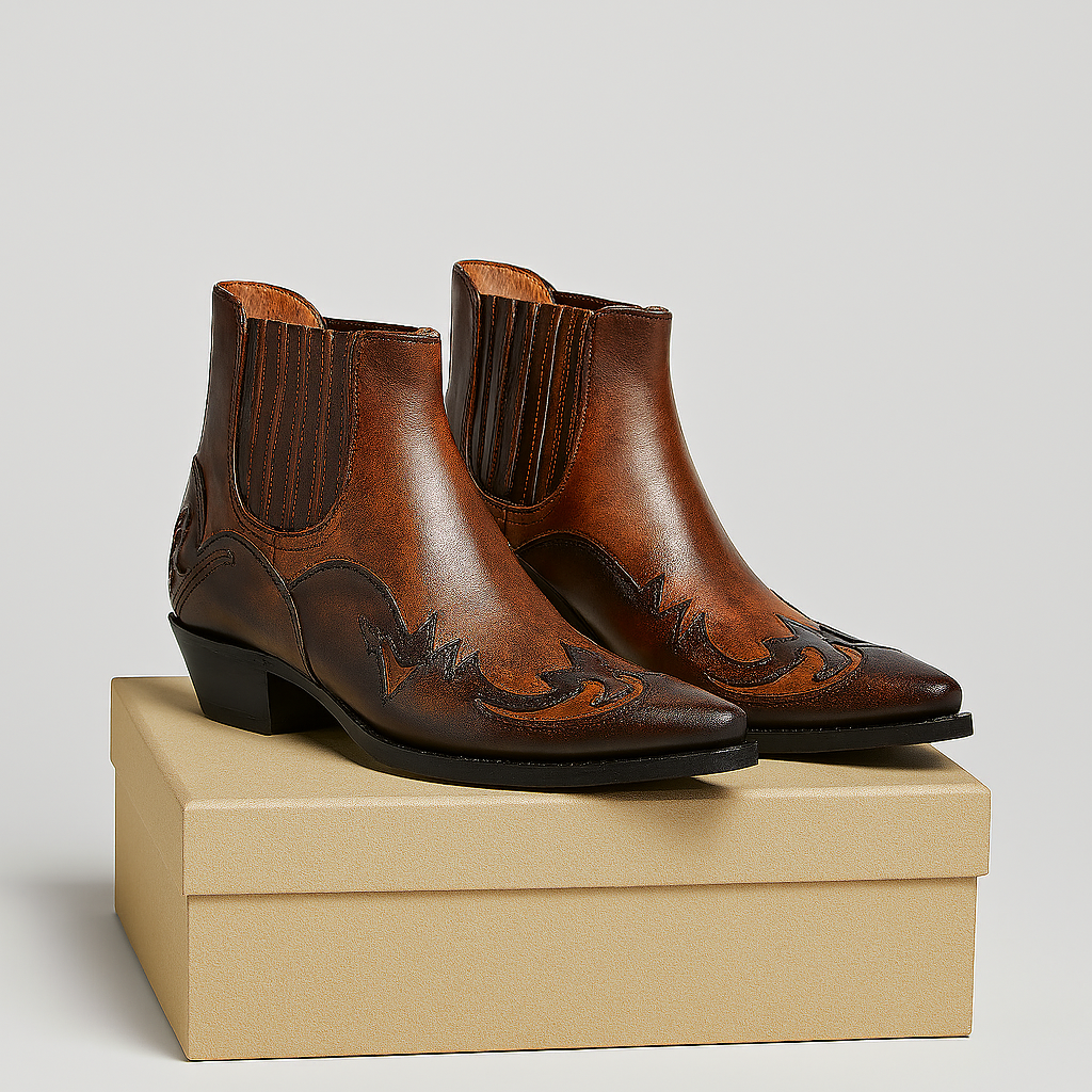 Damen Western Stiefeletten | Ethno Stil