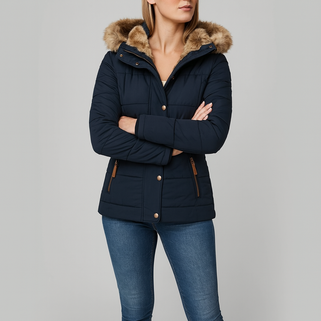 Winterjacke Damen | Kurz Puffer Jacke