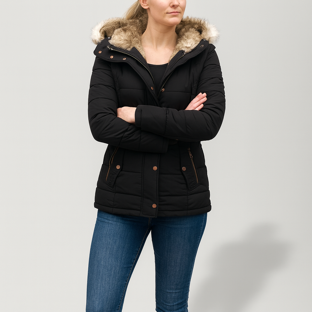 Winterjacke Damen | Kurz Puffer Jacke