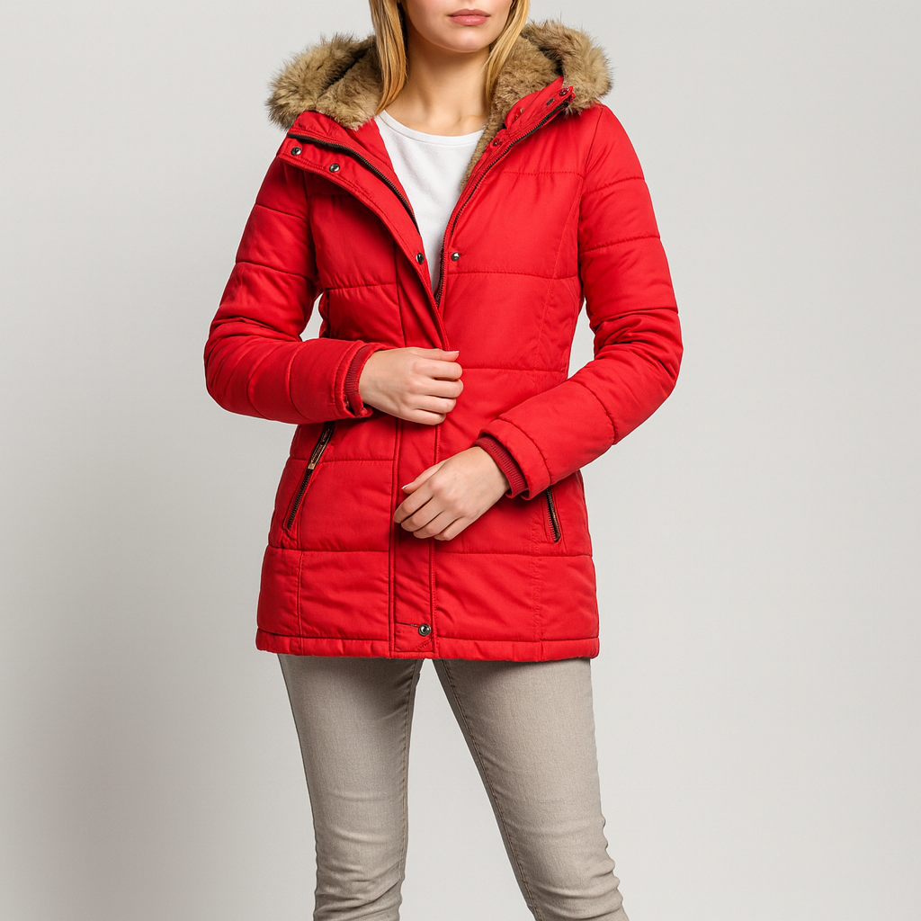 Winterjacke Damen | Kurz Puffer Jacke