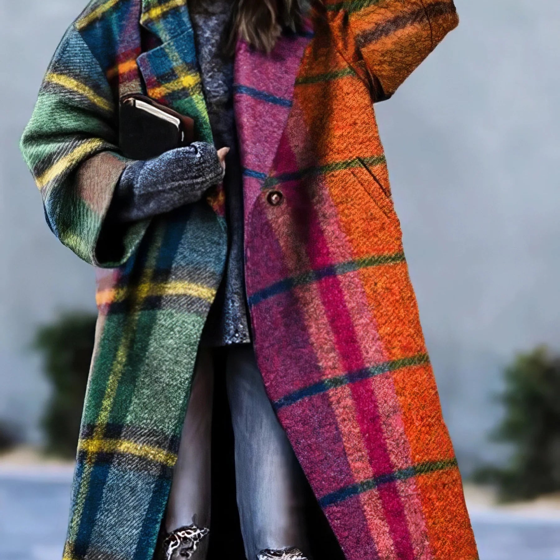 Damen Langmantel Mit Reverskragen | Modischer Winterstil