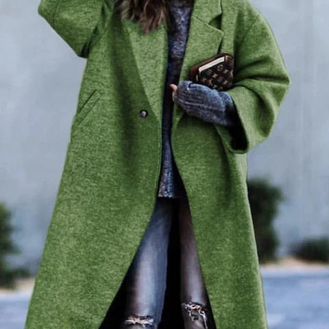 Damen Langmantel Mit Reverskragen | Modischer Winterstil