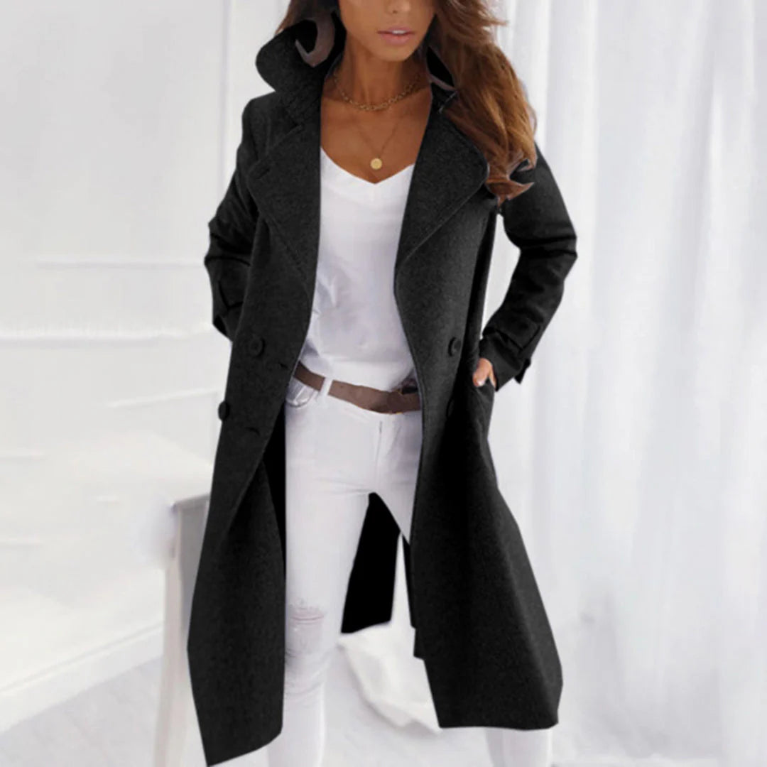 Damen Mantel Mit Umlegekragen | Eleganter Winterstil