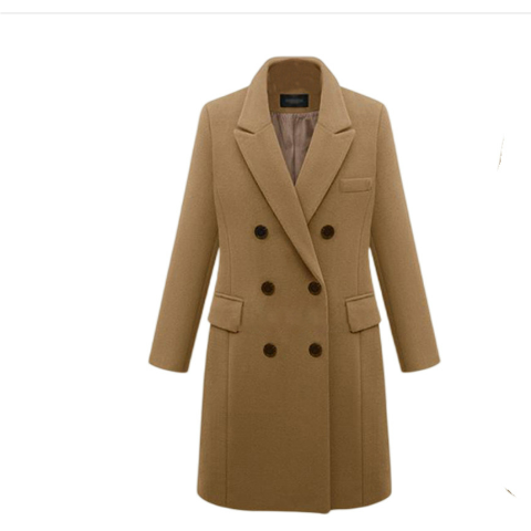 Damen Langer Mantel | Eleganter Schnitt