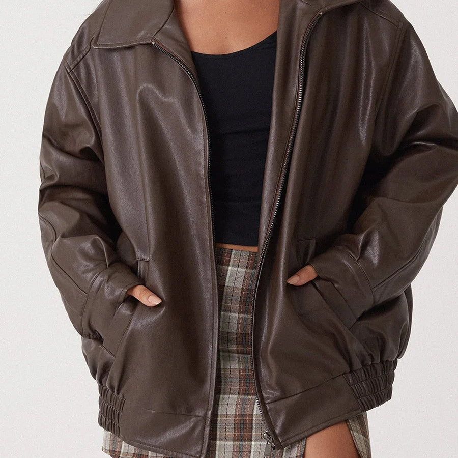 Damen Übergroß Jacke | Weit Schnitt