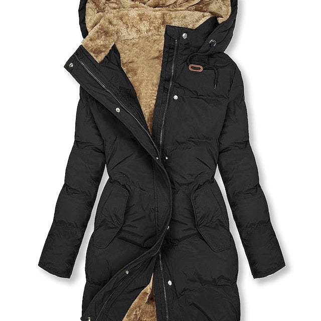 Damen Warm Jacke | Mit Kapuze