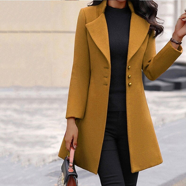 Mantel Für Damen | Eleganter Schnitt